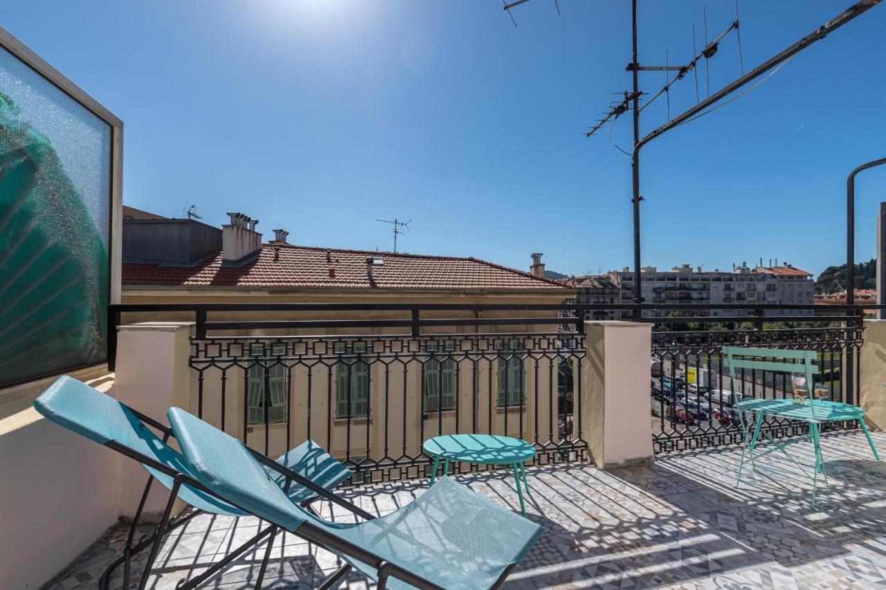 Squared Head-Apartment With Terrace In Nice Exterior photo